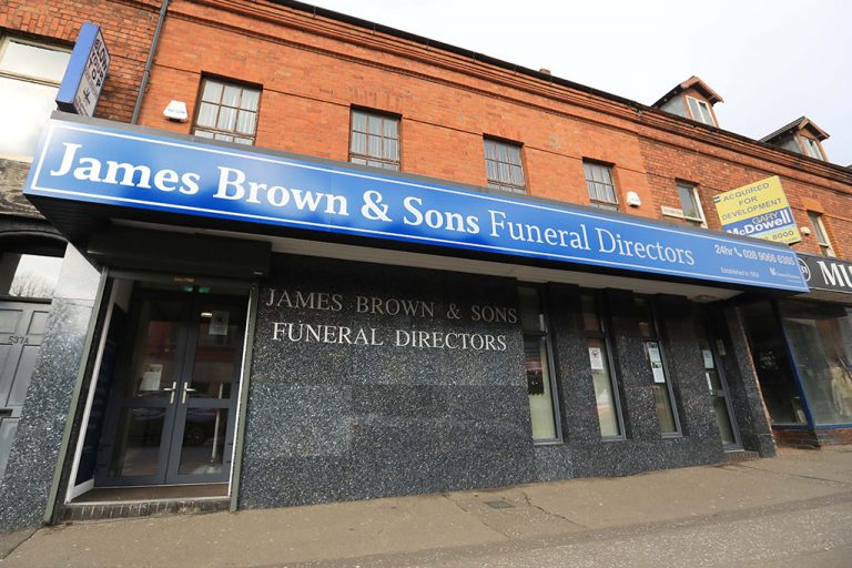 James Brown Funeral Notices Near Lisburn