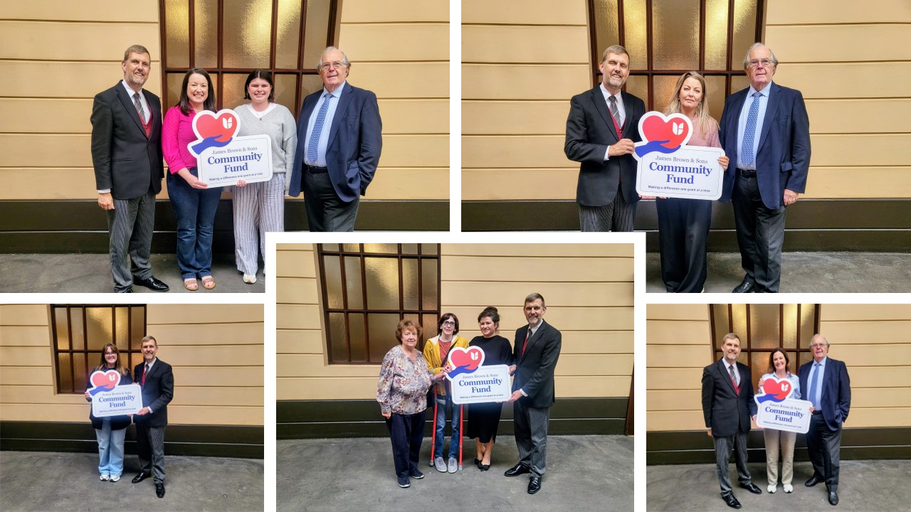 LOCAL GROUPS AWARDED SHARE OF £20,000 JAMES BROWN & SONS COMMUNITY FUND ...